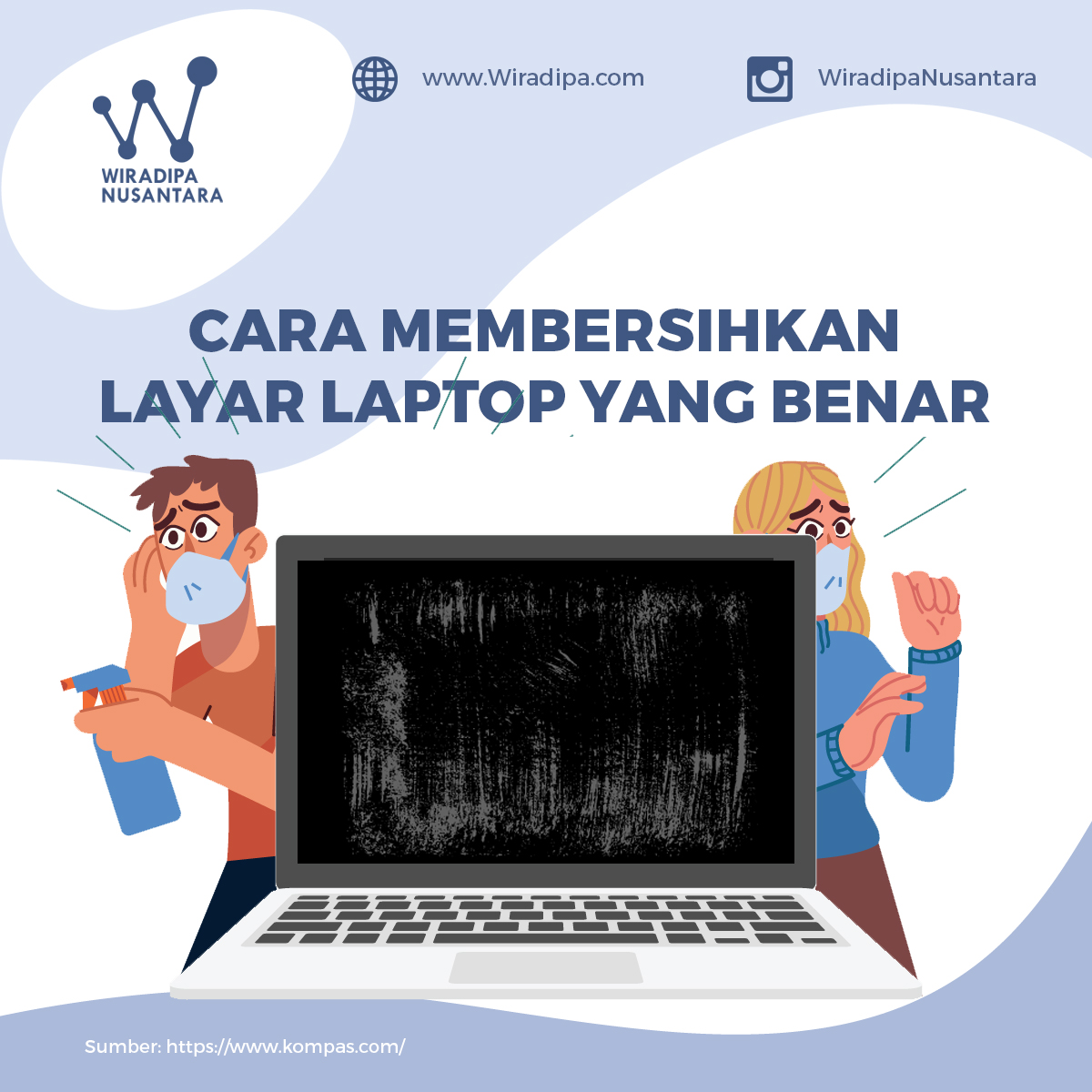 Cara membersihkan layar laptop yang benar Images
