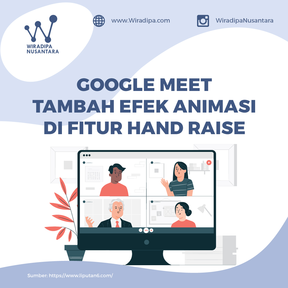 Google Meet Tambah Efek Animasi di Fitur Hand Raise Images