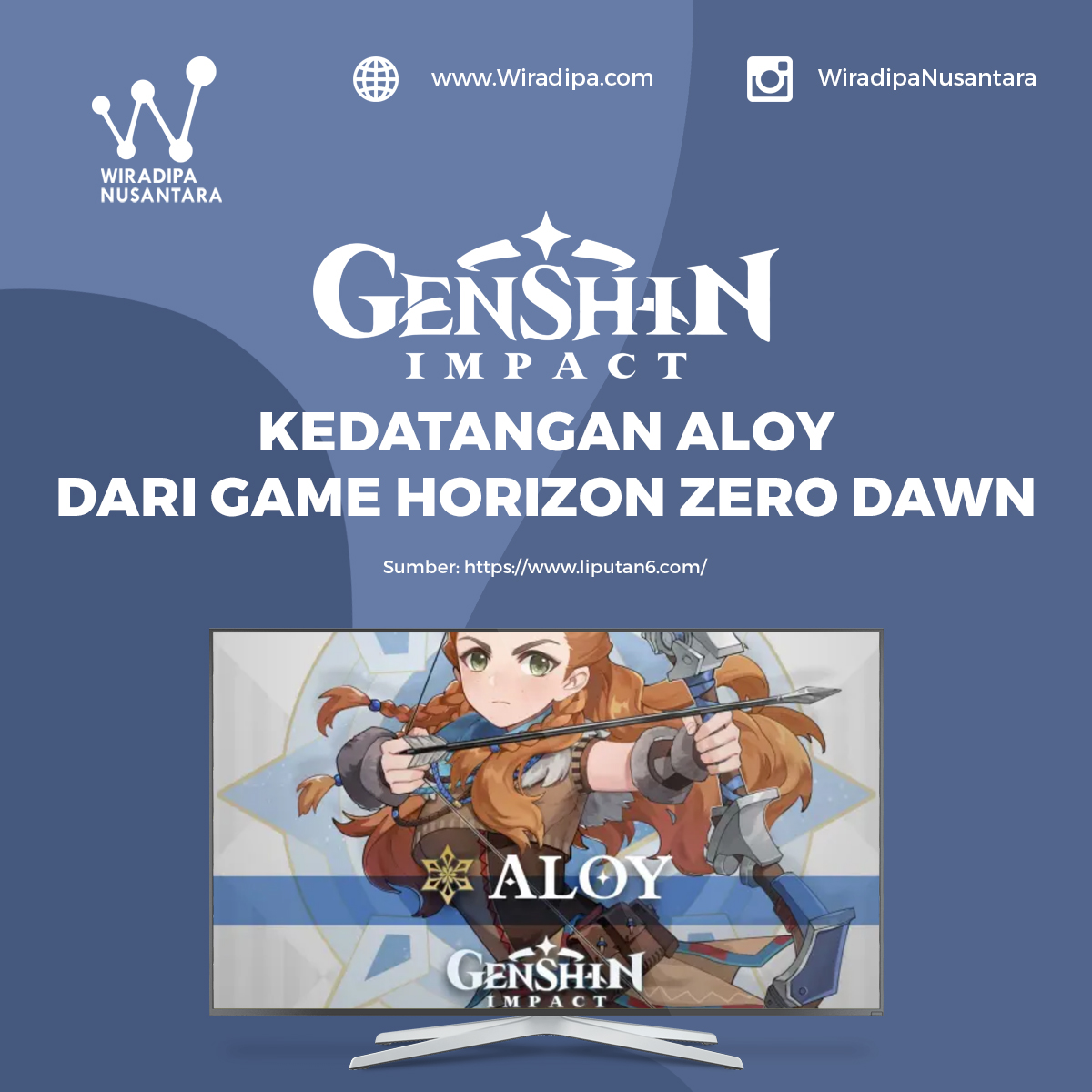 Genshin Impact Kedatangan Aloy dari Game Horizon Zero Dawn Images