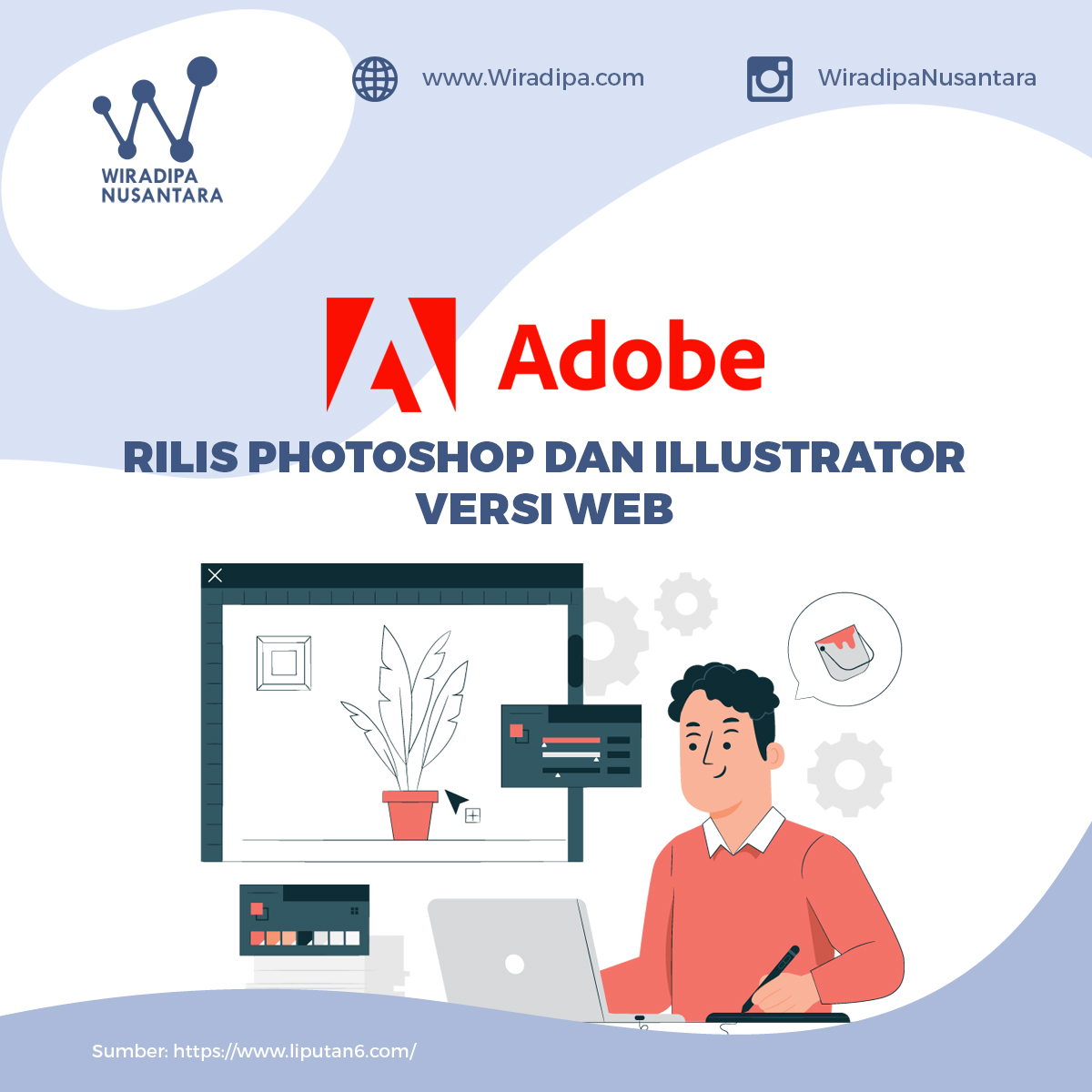 Adobe Rilis Photoshop dan Illustrator Versi Web Images