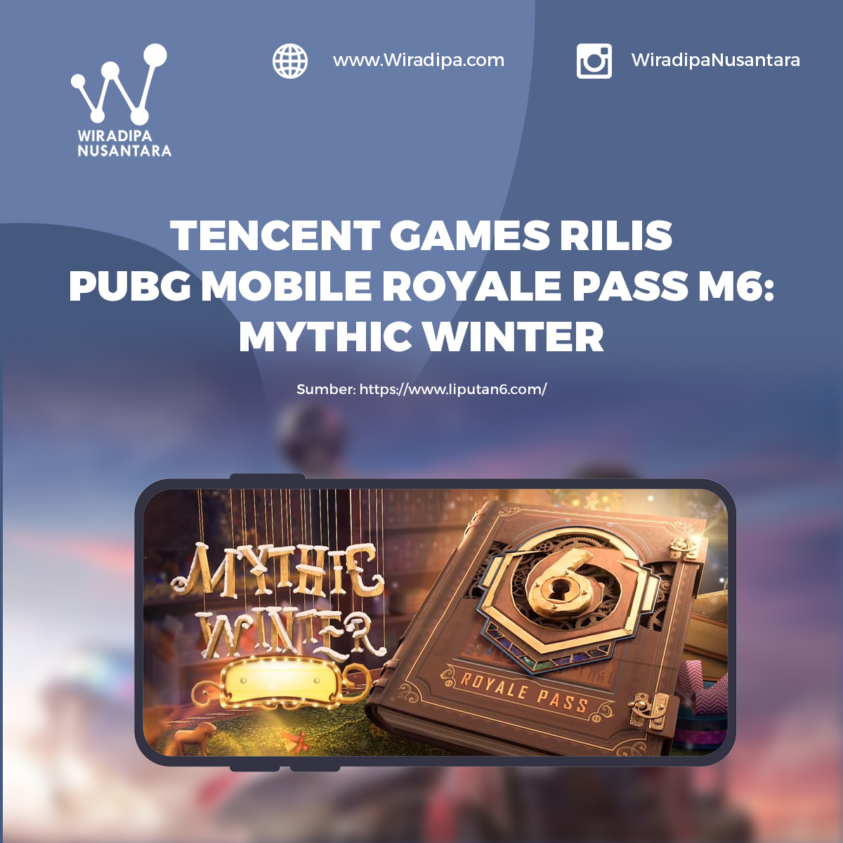 Tencent Games Rilis PUBG Mobile Royale Pass M6: Mythic Winter Images