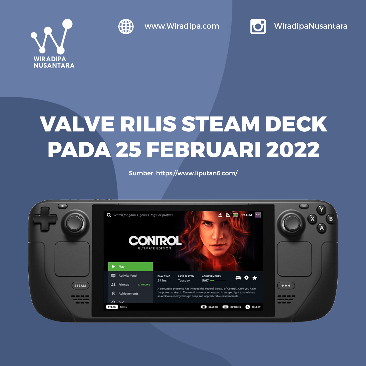 Valve Rilis Steam Deck pada 25 Februari 2022 images