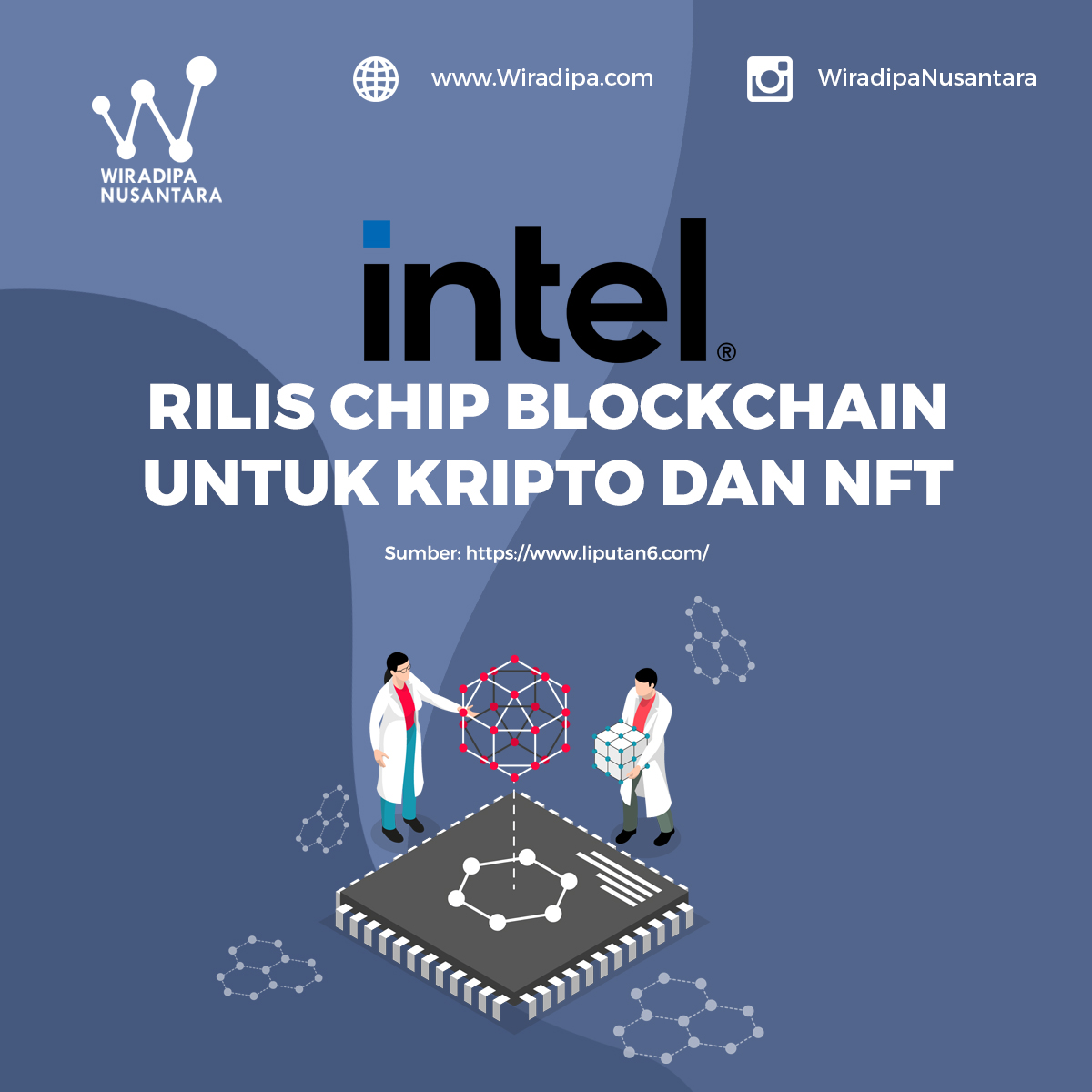 Intel Rilis Chip Blockchain untuk Kripto dan NFT Images