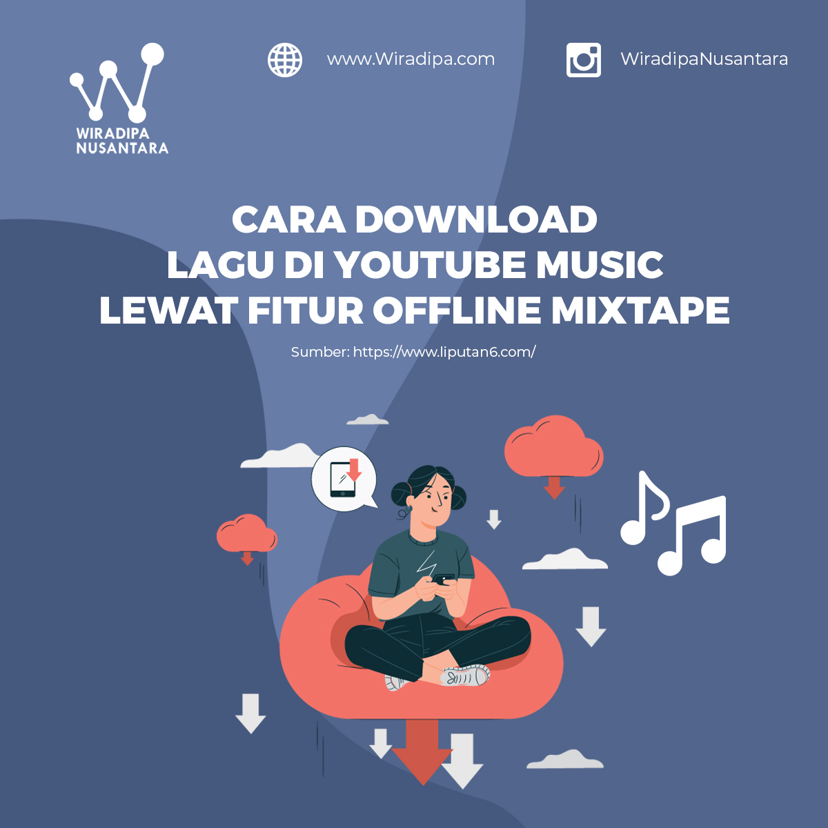 Cara Download Lagu di YouTube Music Lewat Fitur Offline Mixtape images
