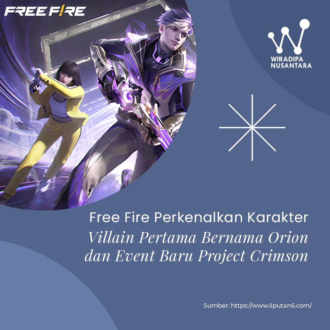 Free Fire Perkenalkan Karakter Villain Pertama Bernama Orion dan Event Baru Project Crimson Images