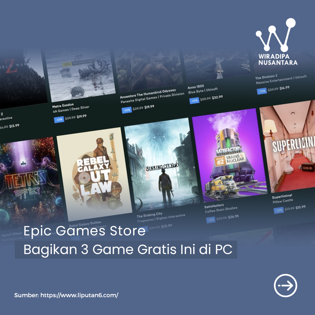 Epic Games Store Bagikan 3 Game Gratis Ini di PC images