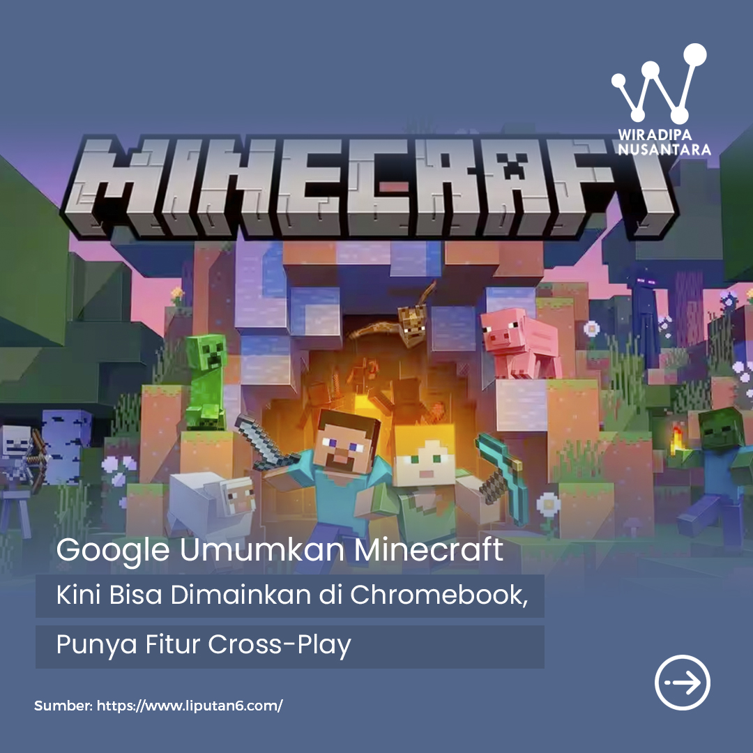 Google Umumkan Minecraft Kini Bisa Dimainkan di Chromebook, Punya Fitur Cross-Play images