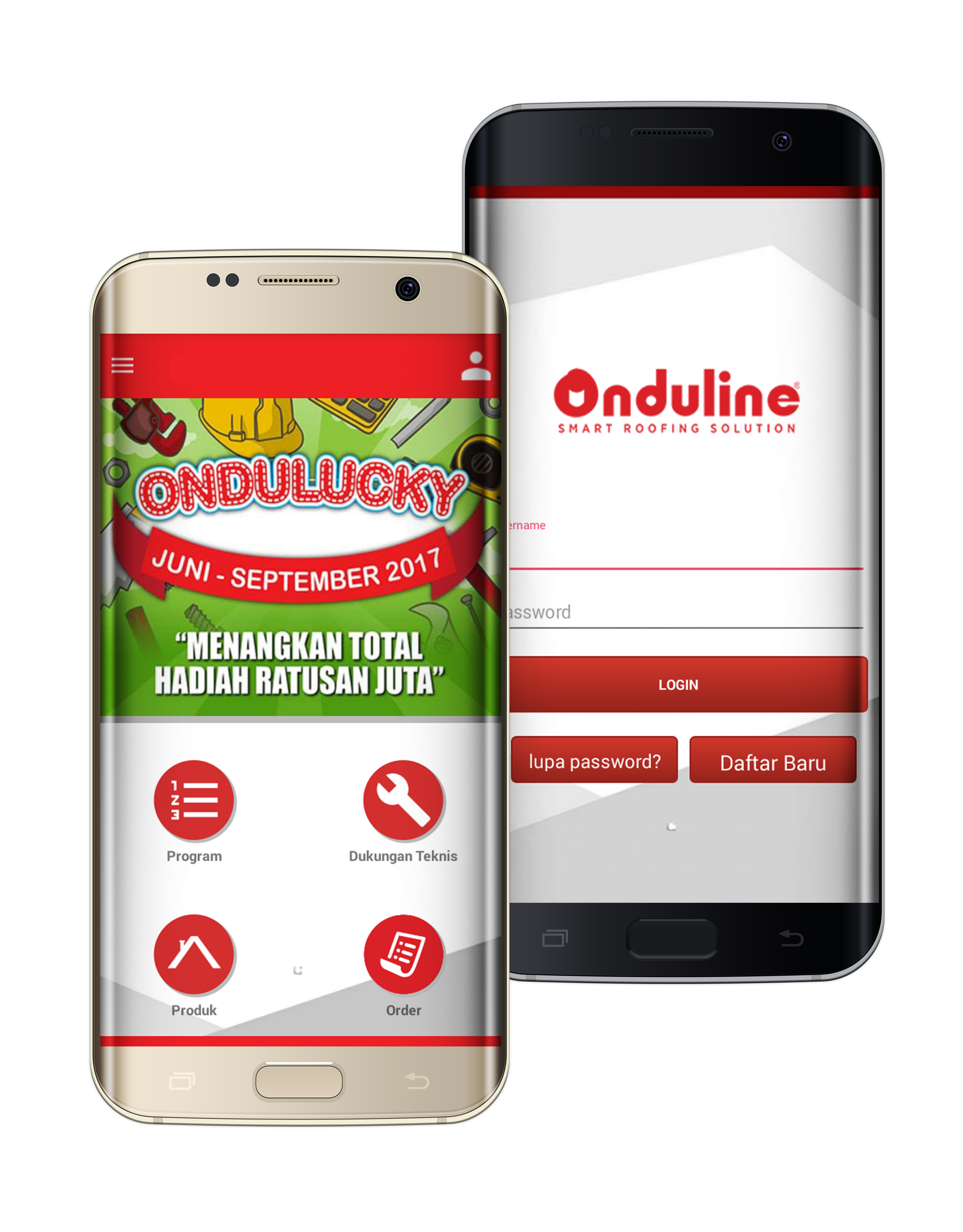 Onduline Membership Mobile Apps Images