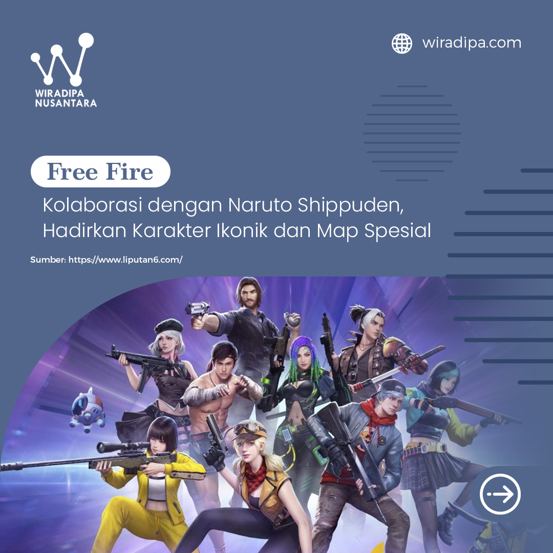 Free Fire Collaborates with Naruto Shippuden, Bringing Iconic Characters and a Special Themed Map images