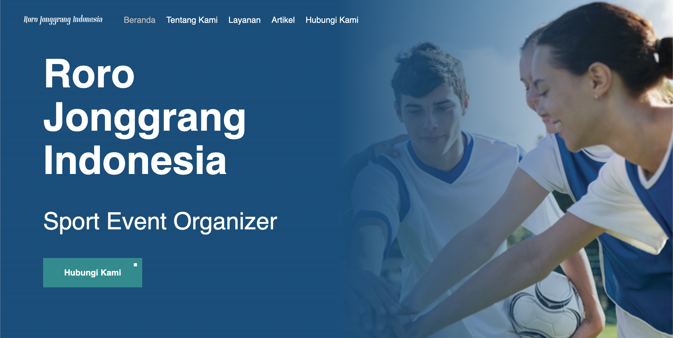 Roro Jonggrang Indonesia (RJI) — Sport & Event-Marketing Website Images