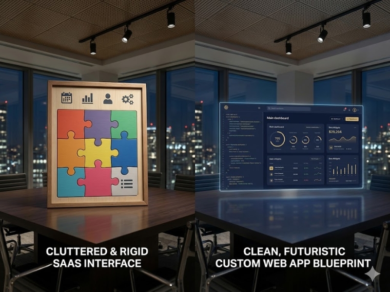 Custom Web App vs SaaS: Mana Paling Menguntungkan di 2026? Image