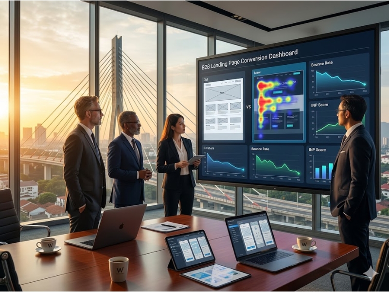UI UX Landing Page: Rahasia Turunkan Bounce Rate Iklan B2B Image
