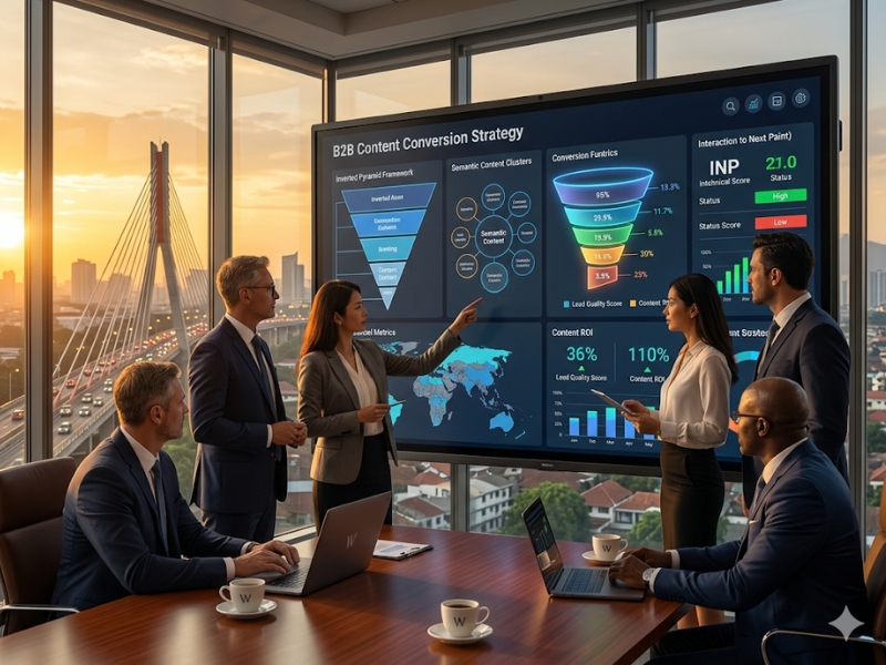 Content Strategy Konversi: Rahasia Lipatgandakan Leads B2B Image