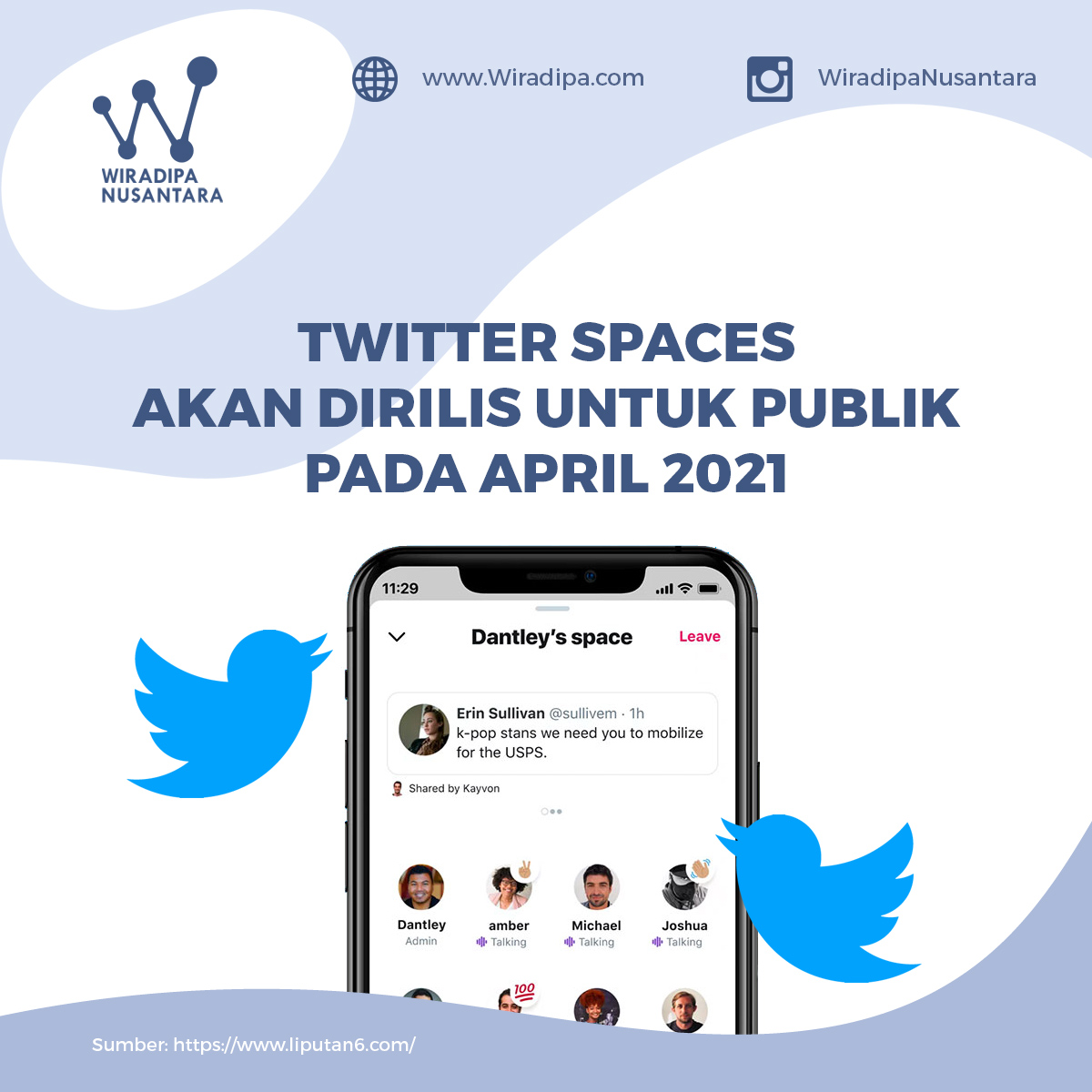 Twitter Spaces Akan Dirilis untuk Publik pada April 2021 Images